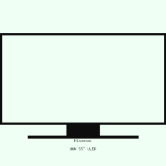 Hisense U6N 55" ULED MiniLED — 144Hz Fire TV