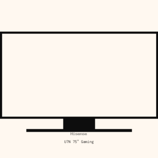 Hisense U7N 75" ULED MiniLED — 165Hz Gaming TV